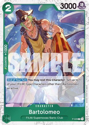 Bartolomeo (P-029) (Jolly Roger Foil) - P-029 - Promo