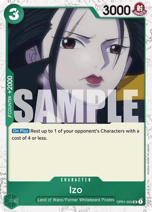 Izo (OP01-033) (Jolly Roger Foil) - OP01-033 - Uncommon