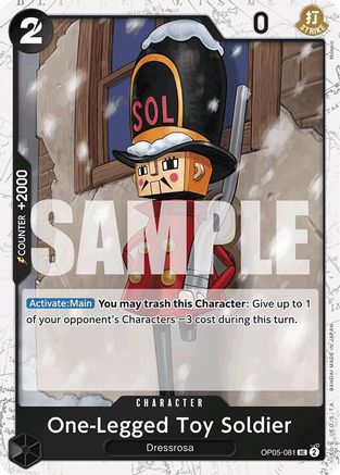 One-Legged Toy Soldier (Jolly Roger Foil) - OP05-081 - Uncommon