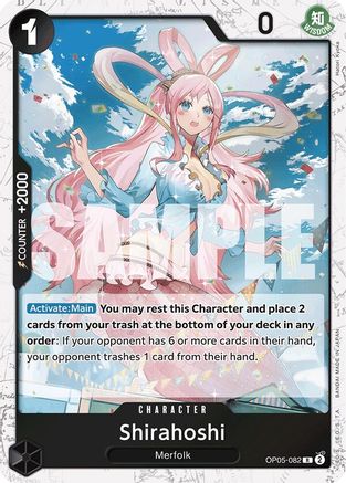 Shirahoshi (OP05-082) (Jolly Roger Foil) - OP05-082 - Rare