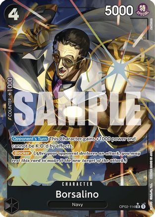 Borsalino (Alternate Art) - OP02-114 - Super Rare