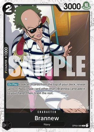 Brannew (Jolly Roger Foil) - OP03-089 - Rare