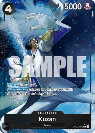 Kuzan (OP02-096) (Alternate Art) - OP02-096 - Super Rare