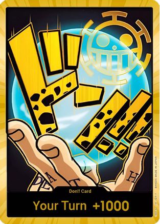 DON!! Card (Trafalgar Law) (Gold) - - DON!!