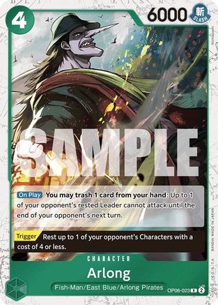Arlong (Jolly Roger Foil) - OP06-023 - Rare