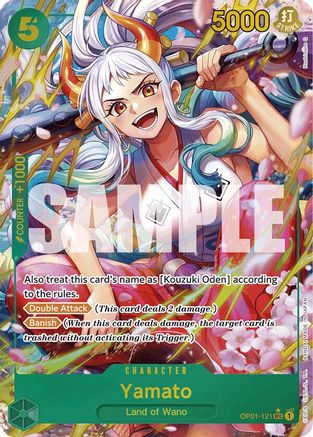 Yamato (OP01-121) (Alternate Art) - OP01-121 - Secret Rare