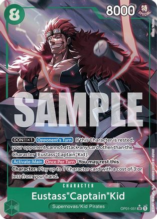 Eustass"Captain"Kid (OP01-051) (Alternate Art) - OP01-051 - Super Rare