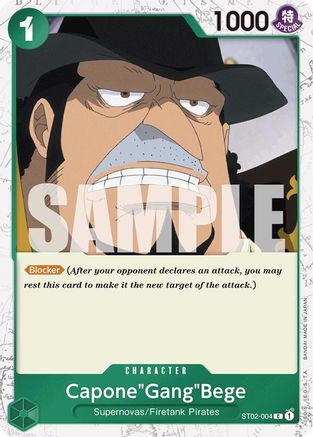 Capone"Gang"Bege (ST02-004) (Jolly Roger Foil) - ST02-004 - Common