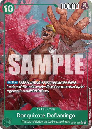 Donquixote Doflamingo (Alternate Art) - OP04-031 - Super Rare