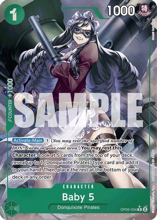Baby 5 (OP05-034) (Full Art) - OP05-034 - Rare