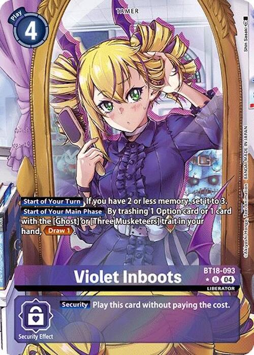 Violet Inboots [BT18-093] (Alternate Art) [Release Special Booster 2.0]