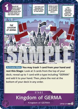 Kingdom of GERMA (Jolly Roger Foil) - OP06-079 - Common