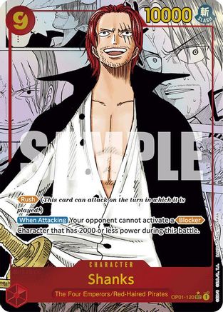 Shanks (Manga) - OP01-120 - Secret Rare