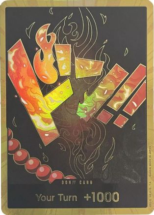 DON!! Card (Ace) (Gold) - - DON!!