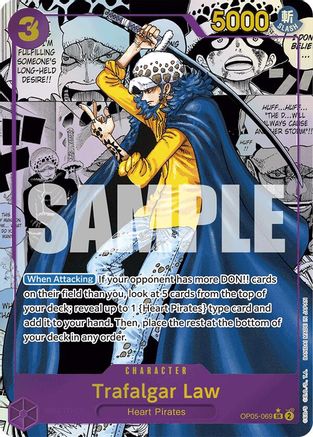 Trafalgar Law (OP05-069) (Manga) - OP05-069 - Super Rare