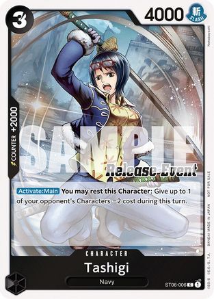 Tashigi (ST15 - ST20 Release Event Winner Pack) - ST06-006 - Common