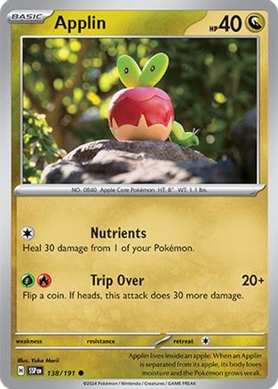 Applin - 138/191 - Common - Reverse Holofoil