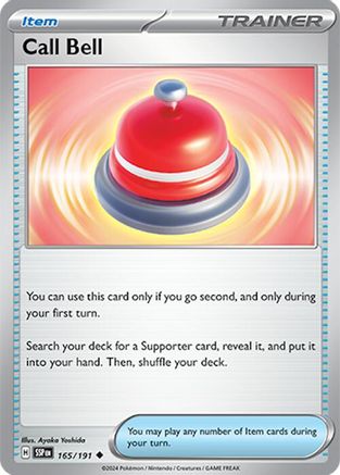Call Bell - 165/191 - Uncommon - Reverse Holofoil