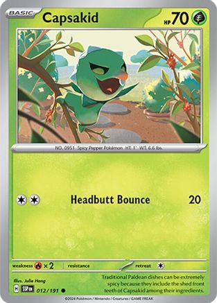 Capsakid - 012/191 - Common - Reverse Holofoil