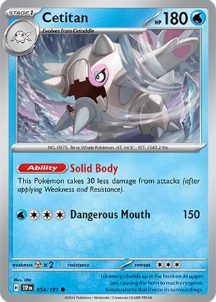 Cetitan - 054/191 - Common - Reverse Holofoil