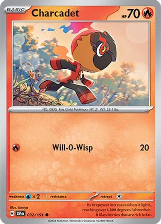 Charcadet - 032/191 - Common - Reverse Holofoil