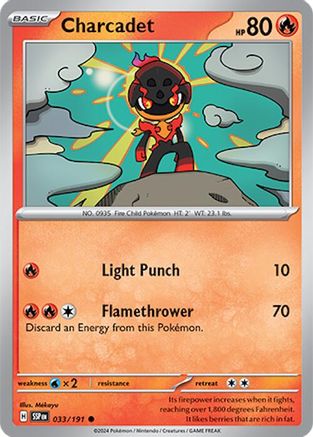 Charcadet - 033/191 - Common - Reverse Holofoil