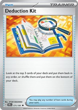 Deduction Kit - 171/191 - Uncommon - Reverse Holofoil
