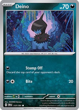 Deino - 117/191 - Common - Reverse Holofoil