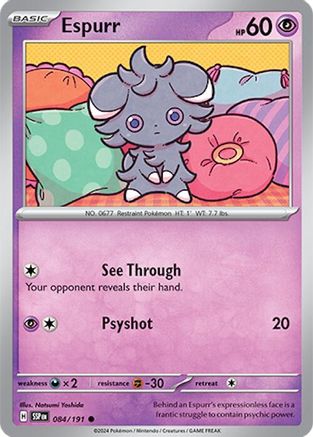Espurr - 084/191 - Common - Reverse Holofoil