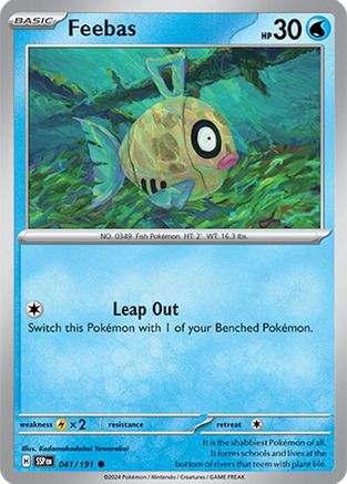 Feebas - 041/191 - Common - Reverse Holofoil