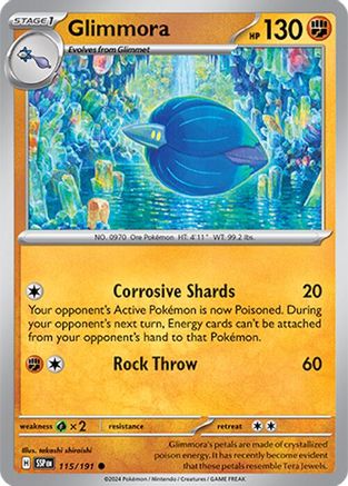 Glimmora - 115/191 - Common - Reverse Holofoil