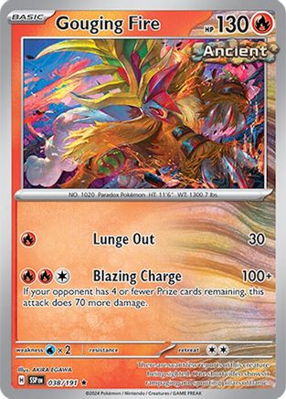 Gouging Fire - 038/191 - Rare - Reverse Holofoil
