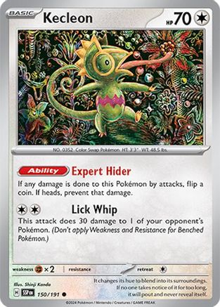 Kecleon - 150/191 - Common - Reverse Holofoil