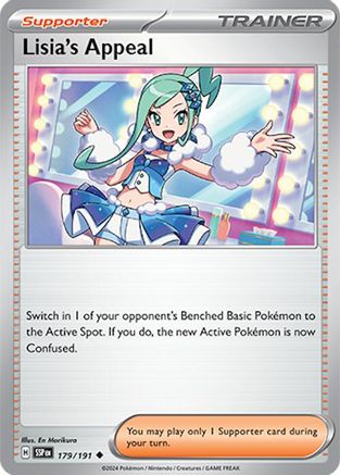 Lisia's Appeal - 179/191 - Uncommon - Reverse Holofoil