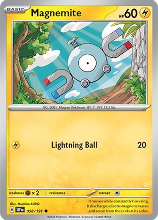 Magnemite - 058/191 - Common - Reverse Holofoil
