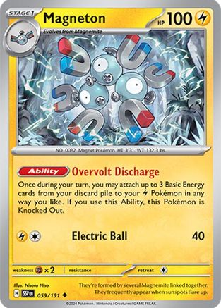 Magneton - 059/191 - Uncommon - Reverse Holofoil