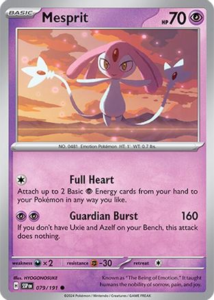 Mesprit - 079/191 - Common - Reverse Holofoil