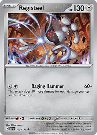 Registeel - 125/191 - Uncommon - Reverse Holofoil