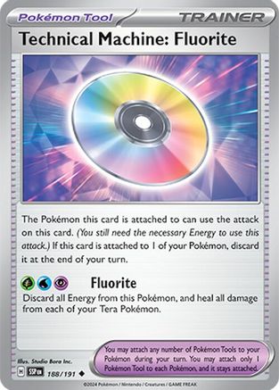 Technical Machine: Fluorite - 188/191 - Uncommon - Reverse Holofoil
