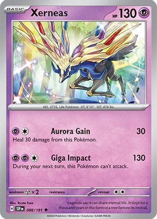 Xerneas - 088/191 - Uncommon - Reverse Holofoil