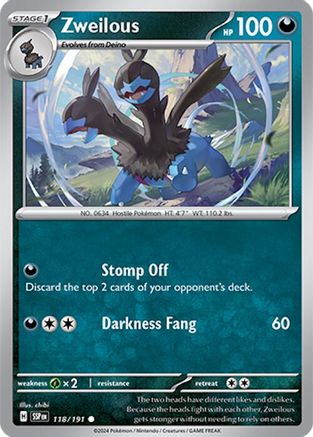 Zweilous - 118/191 - Common - Reverse Holofoil