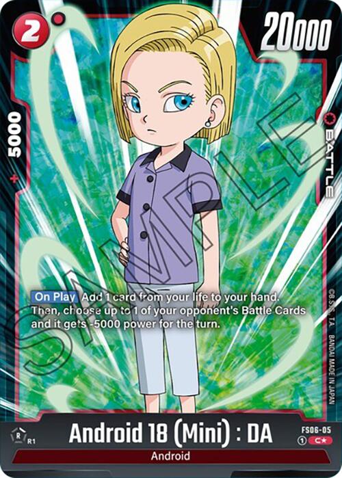 Android 18 (Mini) : DA (Bonus Pack Alternate Art) [Starter Deck: Son Goku (Mini)]