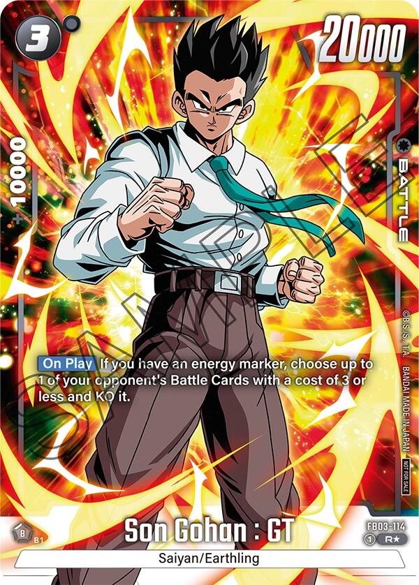 Son Gohan : GT (Tournament Pack 04 - Winner) [Tournament and Championship Promos]