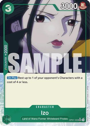 Izo (OP01-033) (Full Art) - OP01-033 - Uncommon