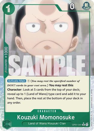Kouzuki Momonosuke (Full Art) - OP01-041 - Rare