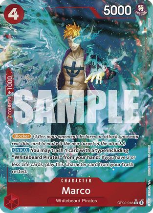 Marco (Full Art) - OP02-018 - Rare