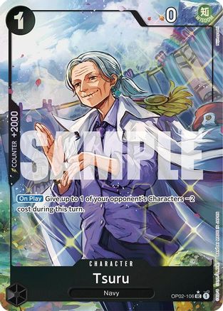 Tsuru (Full Art) - OP02-106 - Uncommon