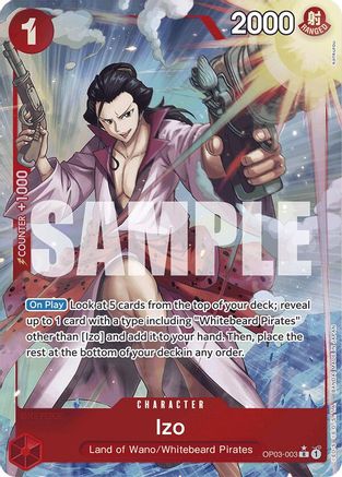 Izo (OP03-003) (Full Art) - OP03-003 - Rare
