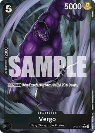 Vergo (Full Art) - OP03-079 - Uncommon