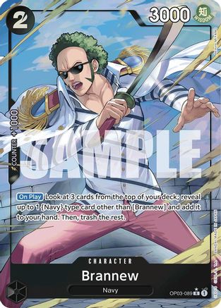 Brannew (Alternate Art) - OP03-089 - Rare